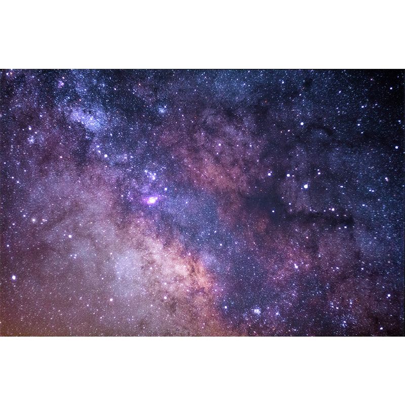 Dreamy Galaxy Photography Mural Wallpaper Environment Friendly Living Room Wall Mural
