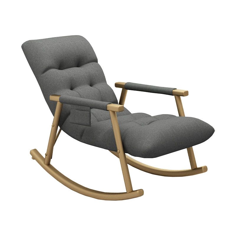 Contemporary Simple Sofa Rocking Chair Indoor Lazy Rocking Chair