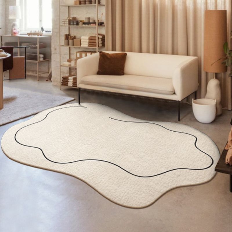 Modern Style Cloud Shape Rug Non-slip Carpet Indoor Rug for Living Room