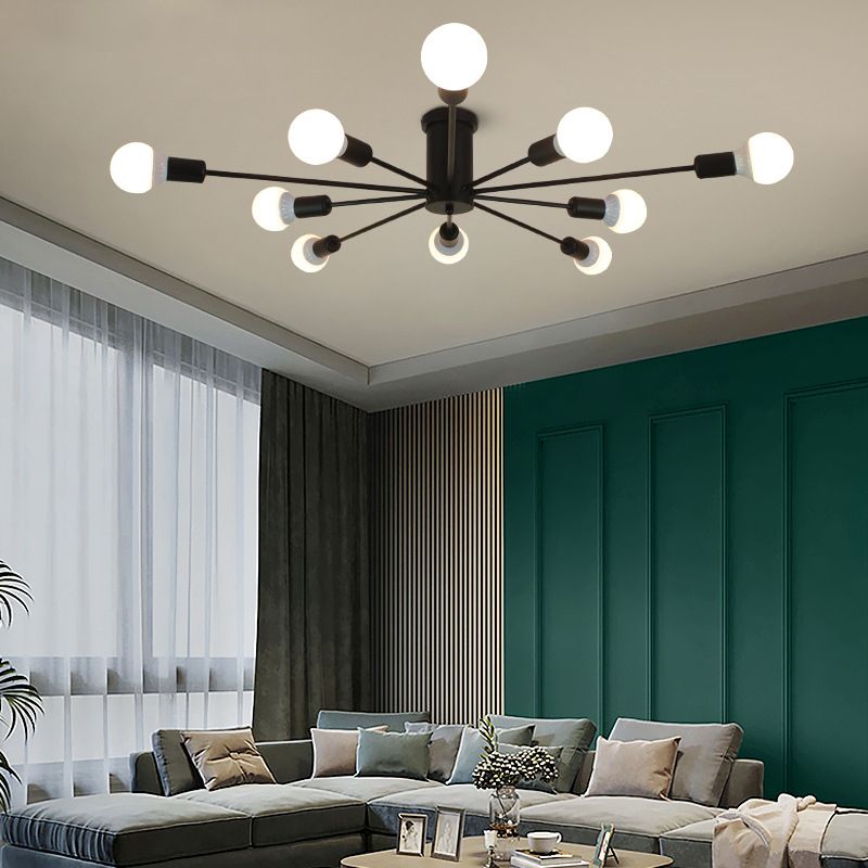 Faculteur de plafond en métal créatif de style nordique