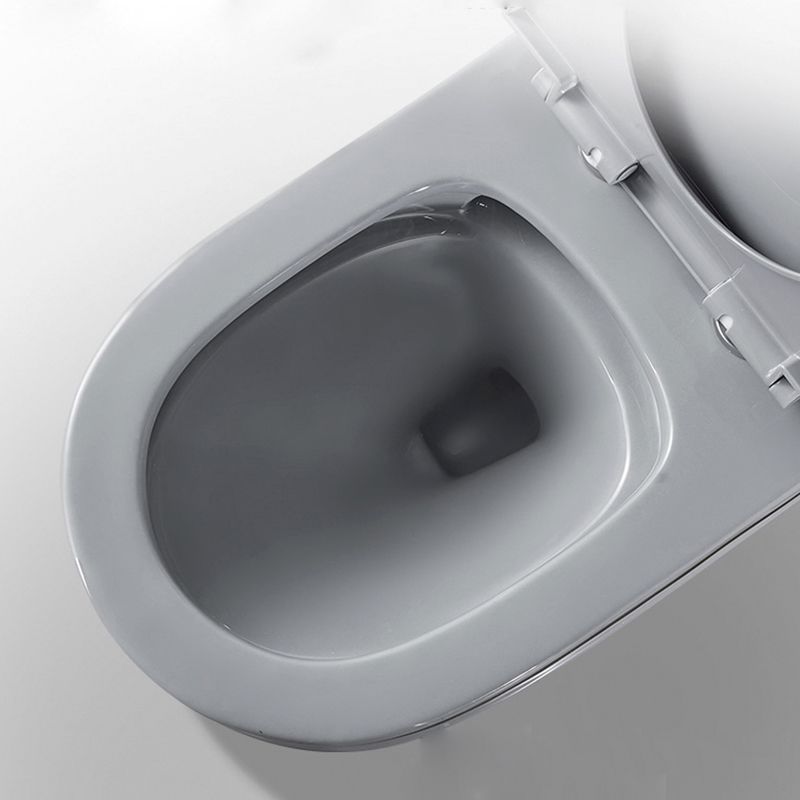 Traditional Floor Mount Toilet Seat Included Toilet Bowl for Bathroom