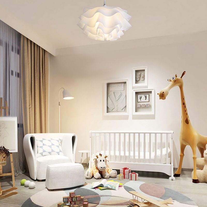 1 Leichter Acryl -Schattenhänge -Leuchte -Leuchte moderne einfache Wohnzimmer -Anhänger Licht