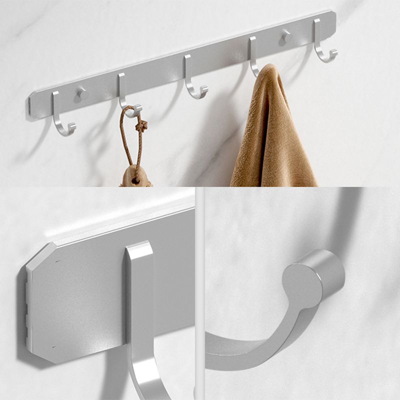 Modern Bathroom Accessories Hardware Set White Metal Bathroom Accessory Kit