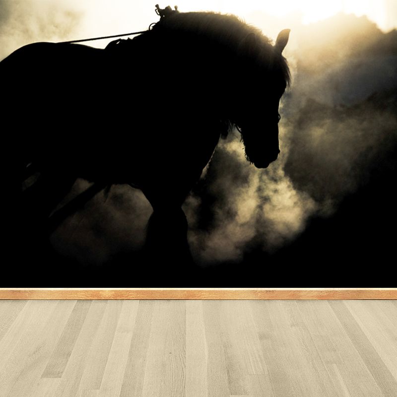 Whole Smart Steed Mural Wallpaper for Wall Decor Contemporary Boys Room Wall Art