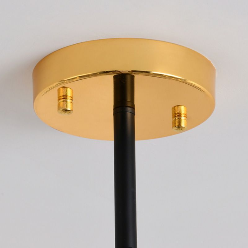 Metal Tubular Chandelier Modern Chandelier Light Fixtures Black Ceiling Hanging Light