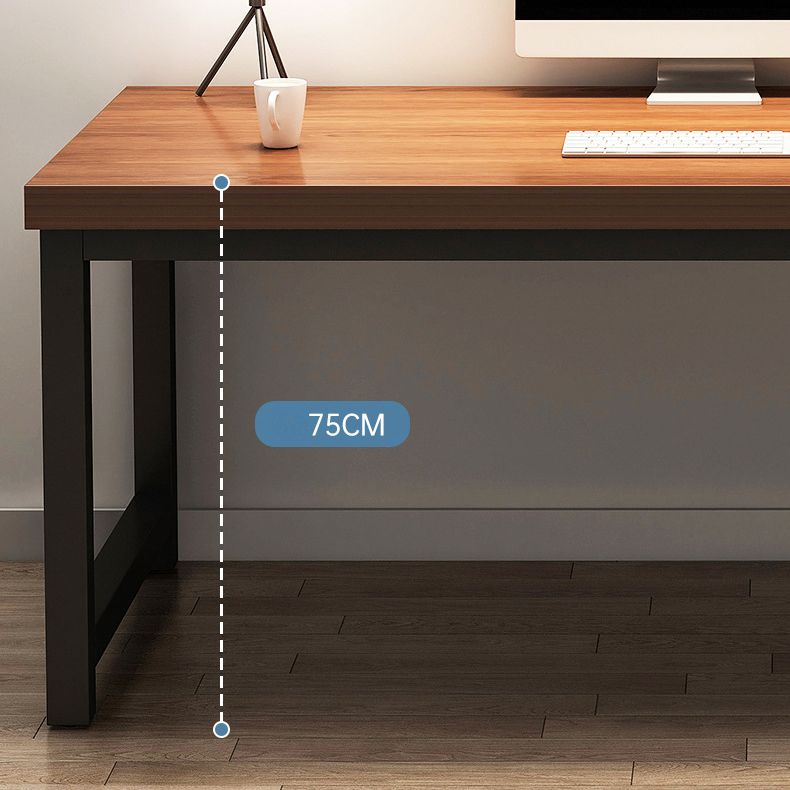 Wooden Rectangular Writing Desk Home Contemporary Office Desk