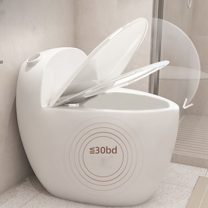 Contemporary Floor Mount Flush Toilet Siphon Jet Urine Toilet for Washroom