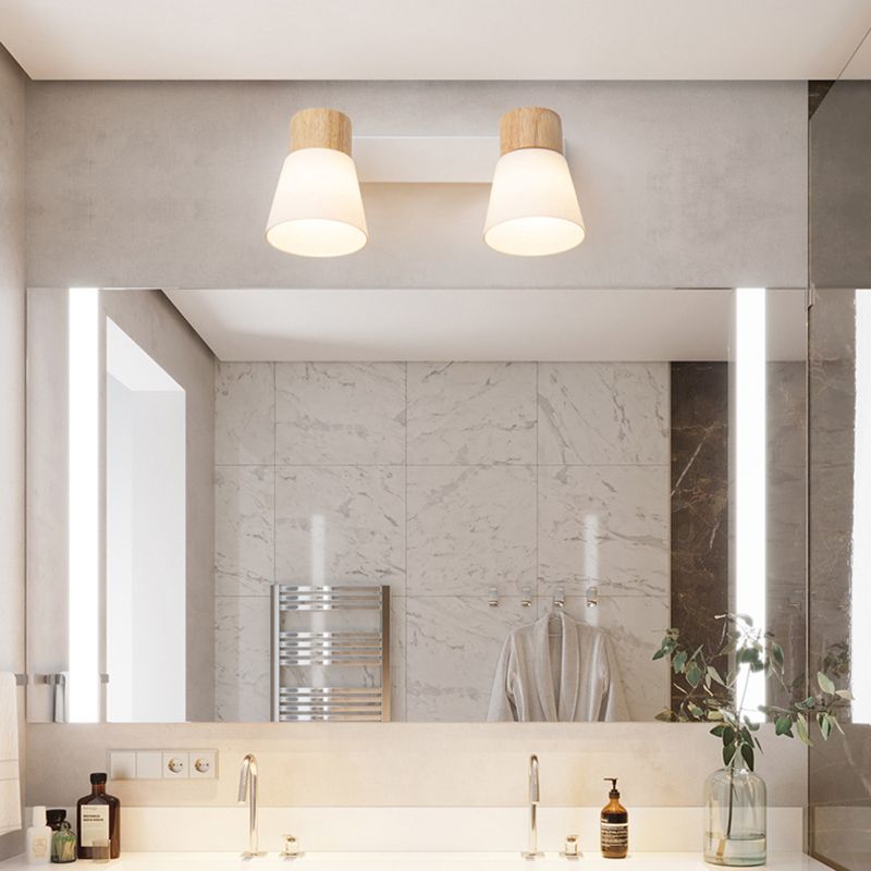 Modern Cone Shape Wall Mount Light Fixture Sconce Lamp for Wash Room