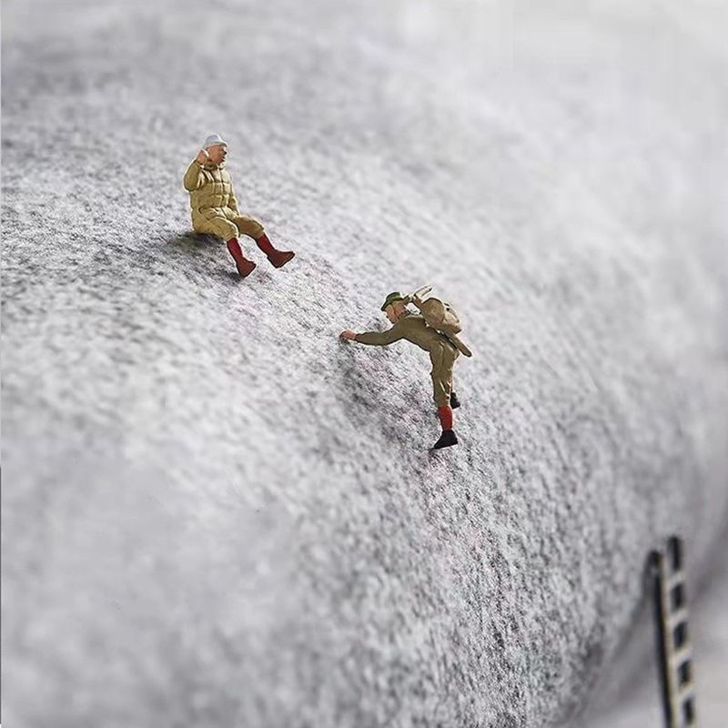 Light Gray Modern Rug Polyester Color Piece Rug Non-Slip Backing Rug for Home