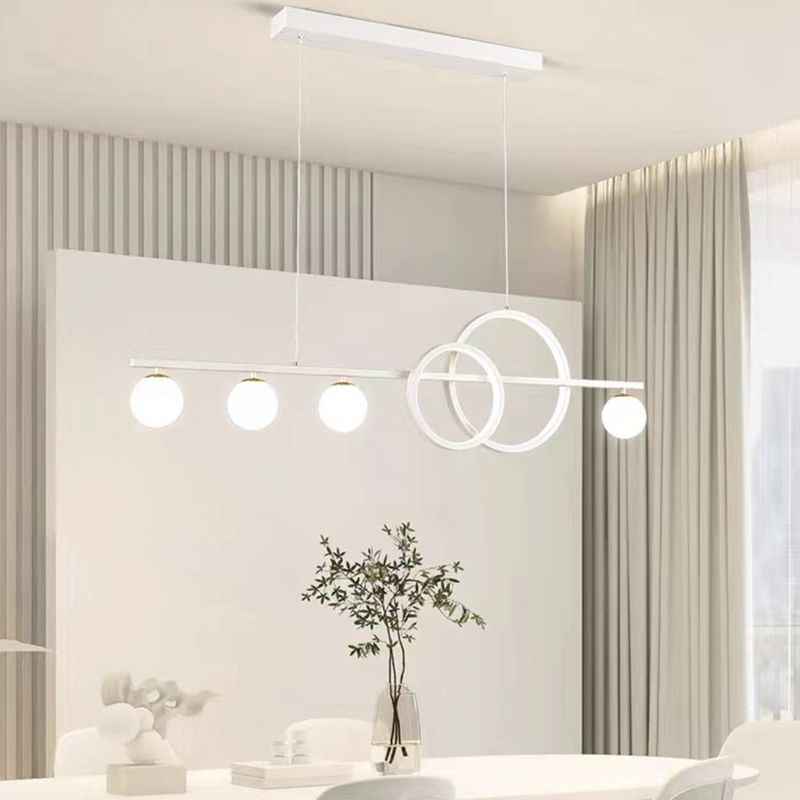Modernism White Kitchen Island Lighting Acrylic Ceiling Light