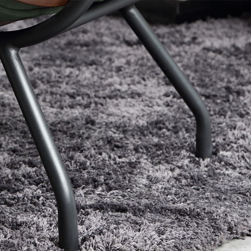 Contemporary Solid Color Upholstered Chair 4 Legs Armless Chair