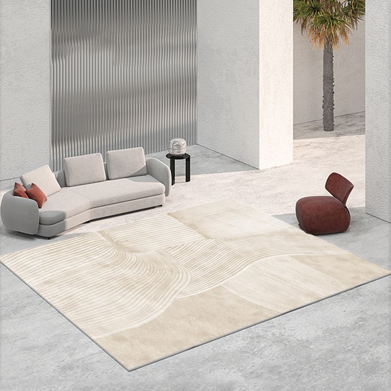 Minimalistisch grafisch patroon Tapijten Polyester binnen tapijt Tapijt Non-slip ruggebied Tapijt voor woonkamer