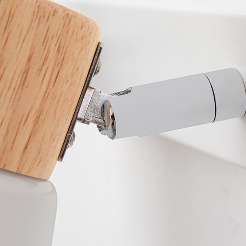 Wood Cone Shape Wall Light Modern Style Multi Lights Wall Light Sconce in White