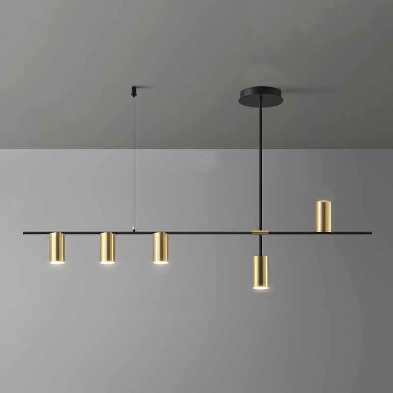 Lámparas de la isla de cilindro de las lámparas contemporaryisland Metal para la isla de cocina