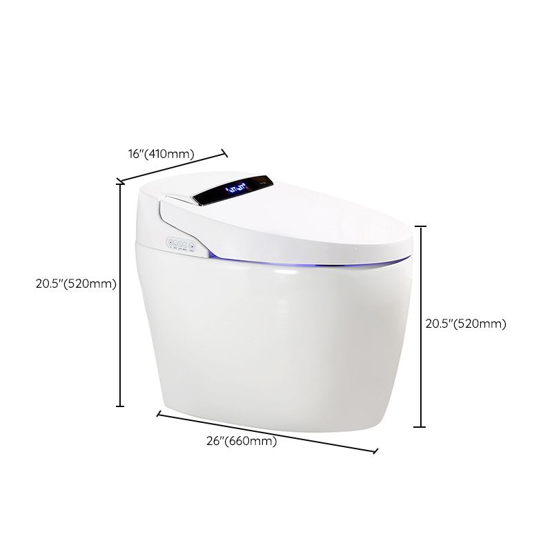 Modern Porcelain Flush Toilet Floor Mounted Siphon Jet All-In-One Toilet