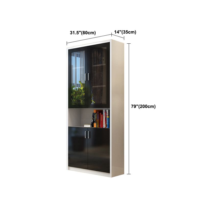 78.74"H Bookcase Contemporary Style Bookshelf for Office Study Room