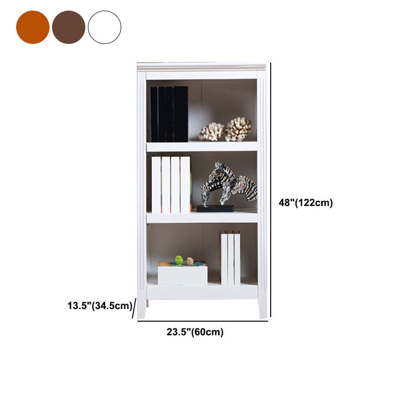 Modern Style Standard Bookshelf Solid Wood Shelf Bookcase for Home