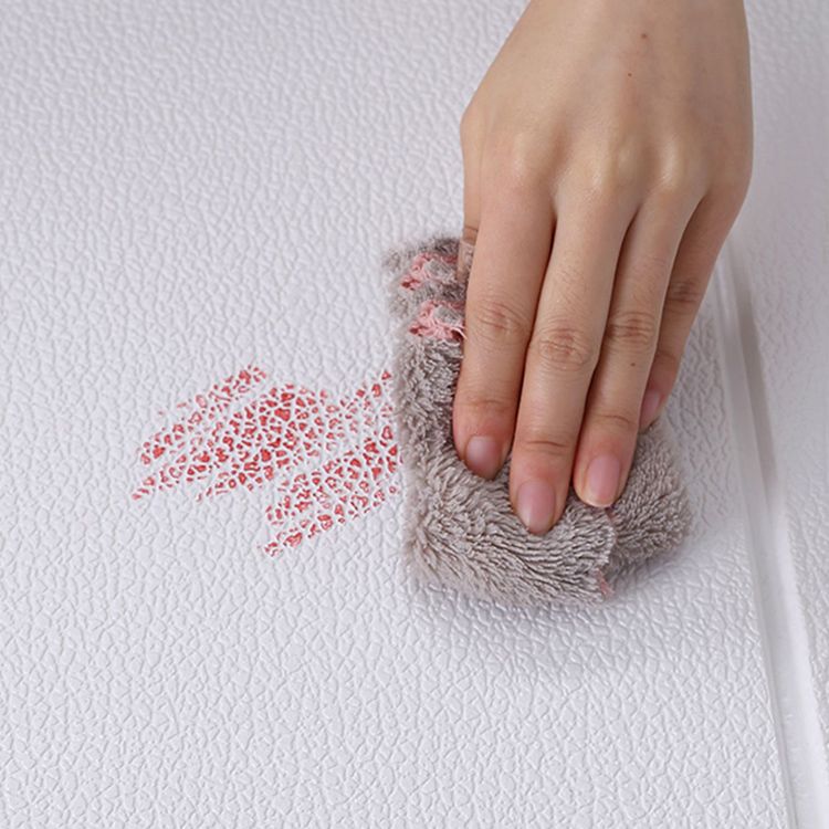 Marbling Scratch Resistant Tile PVC Singular Peel & Stick Tile for Backsplash Wall