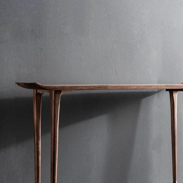 Pine Solid Wood Console Table,11.81inch Wide, Hall Accent Rectangle Table