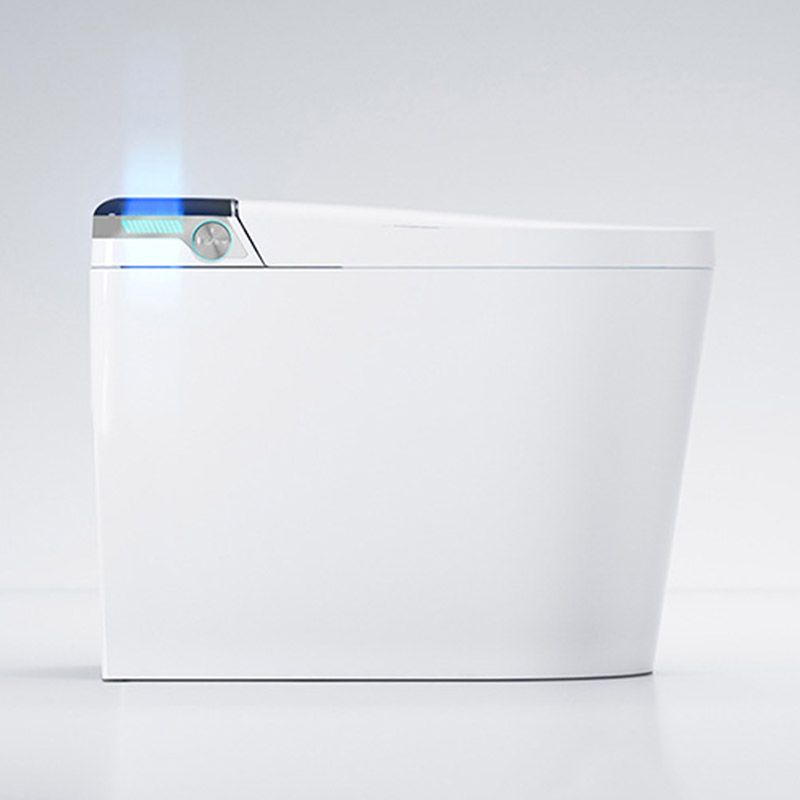 Modern All-In-One Toilet Bowl Siphon Jet Skirted Toilet with Seat for Bathroom