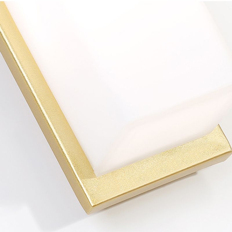 Modern Metal Wall Sconce Cylinder 1 Light Wall Light with Glass for Bedroom