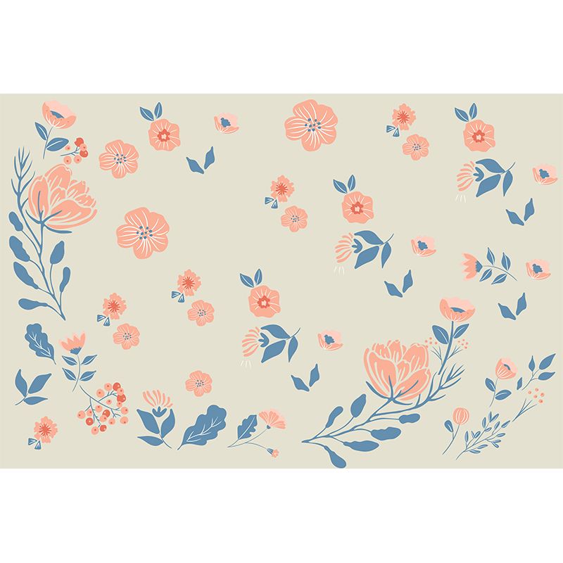 Tropical Plant Mural Mildew Resistant Wallpaper for Wall Decor