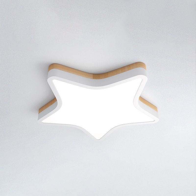 LED de la estrella de los niños de la lámpara de montaje de la lámpara del techo de la lámpara de acrílico