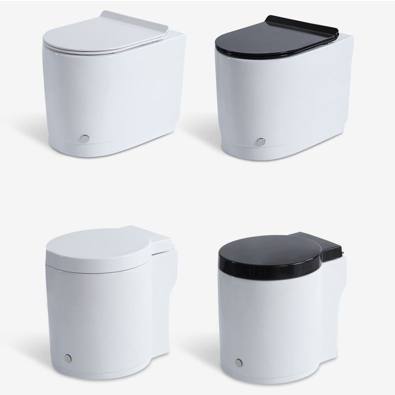 Floor Mounted Toilet One-Piece Toilet ABS Contemporary Flush Toilet