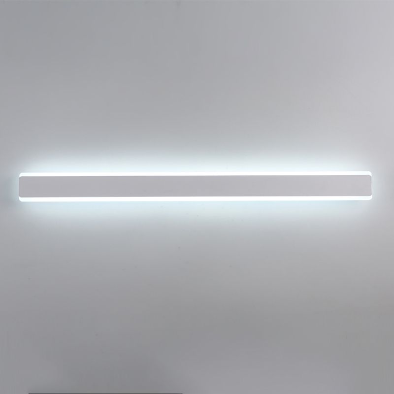 Linearer Schatten Metall Wandleuchter moderner Stil Einleichter Wandhalterung Beleuchtung