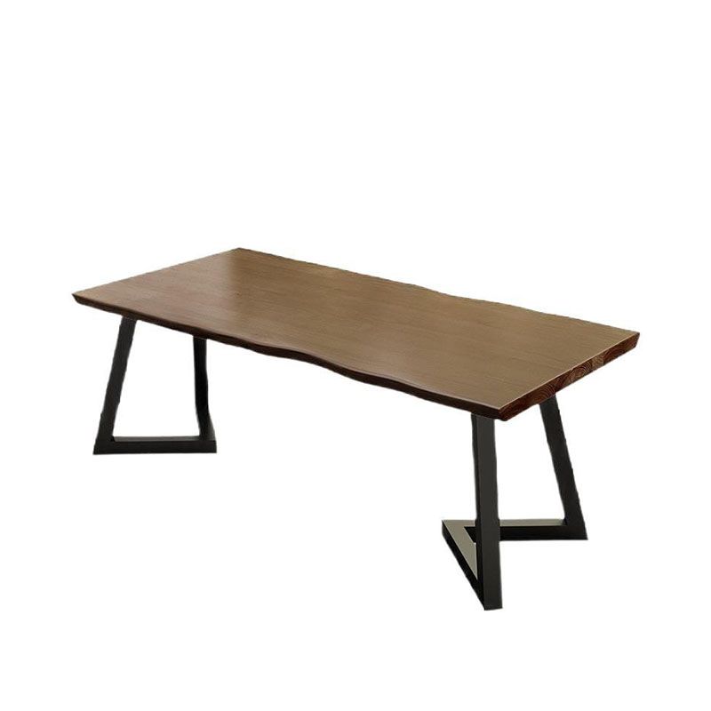 Modern 1/2/7 Pieces Dining Set Rectangle Pine Wood Dining Table for Cafe