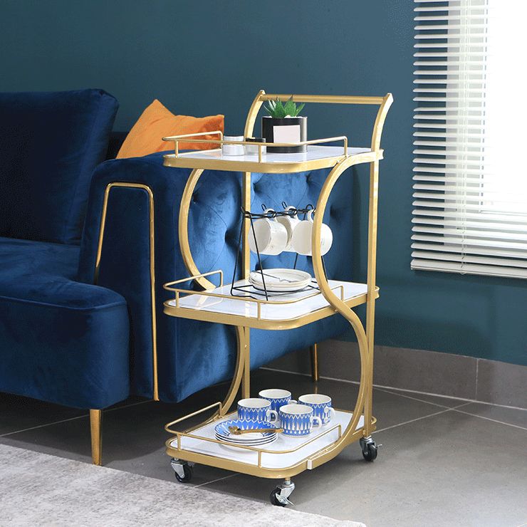 Rolling Contemporary Style Prep Table Metal Prep Table for Restaurant