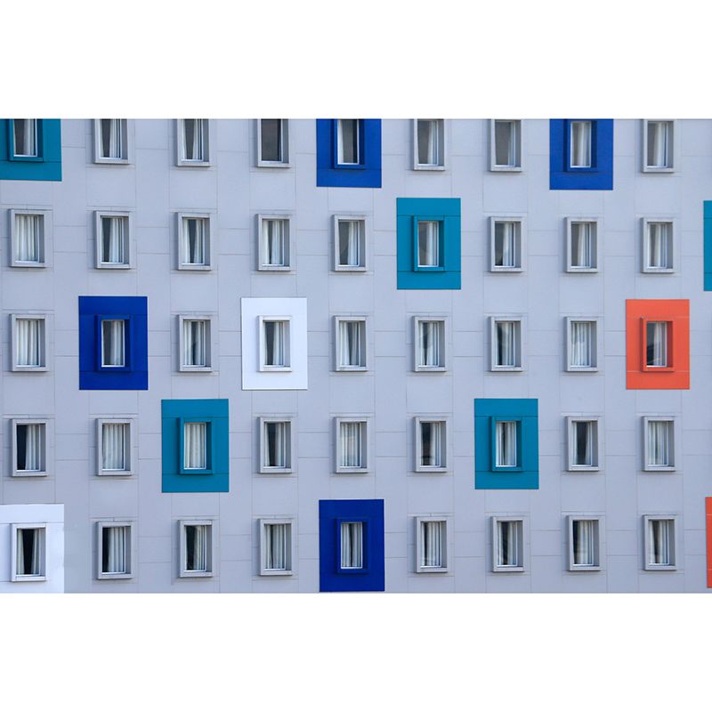 Contemporary Building Mural Horizontal Photography Bedroom Wall Mural