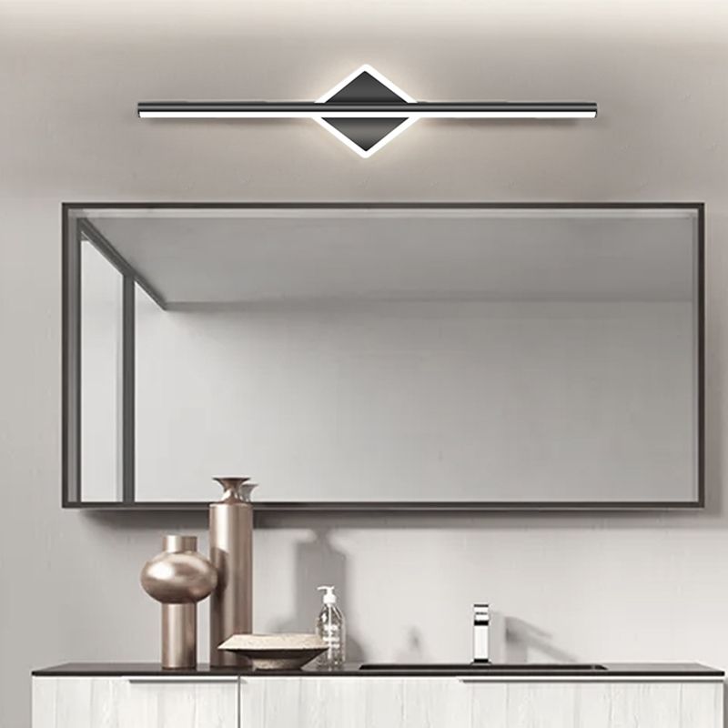 Nordic Modern Mirror Light Long Strip Mirror Lamp Fixture for Bathroom