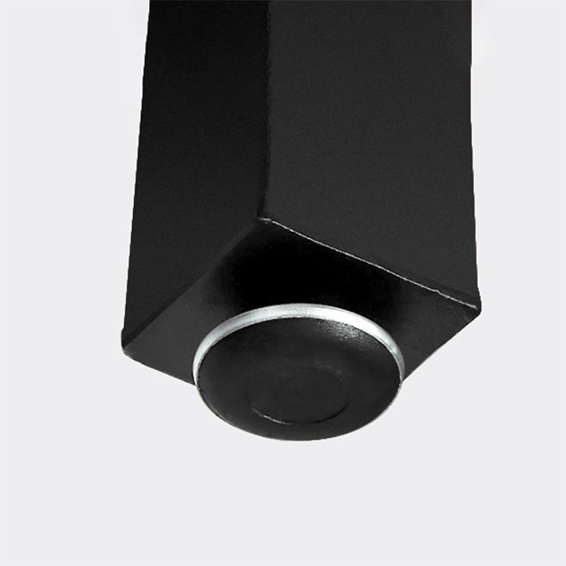 Industrial Bar Height Table Solid Wood Top Bistro Bar Table with Black Base