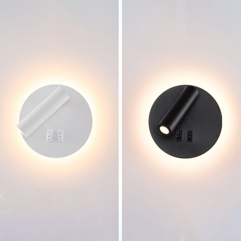 Lampada a 2 luci in metallo a parete moderna moderna geometrica