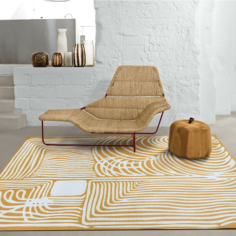 Teppich mit Stammesdekoration, mehrfarbig, südwestliches Muster, Teppich aus Polyster mit rutschfester Rückseite, maschinenwaschbarer Teppich