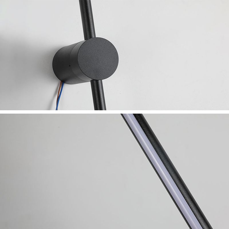 Linear Metal Wall Sconce Lighting Minimalist-Style LED Wall Mounted Light Fixture