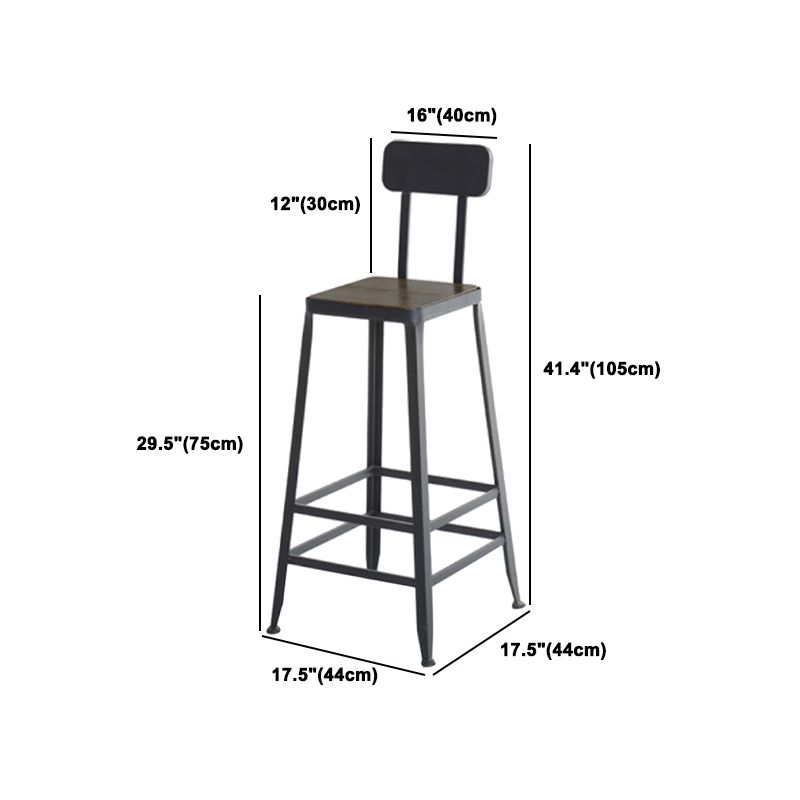 Industrial 1/2/6/11 Pieces Bar Stool and Table Set Rectangle Wood Counter Height Set