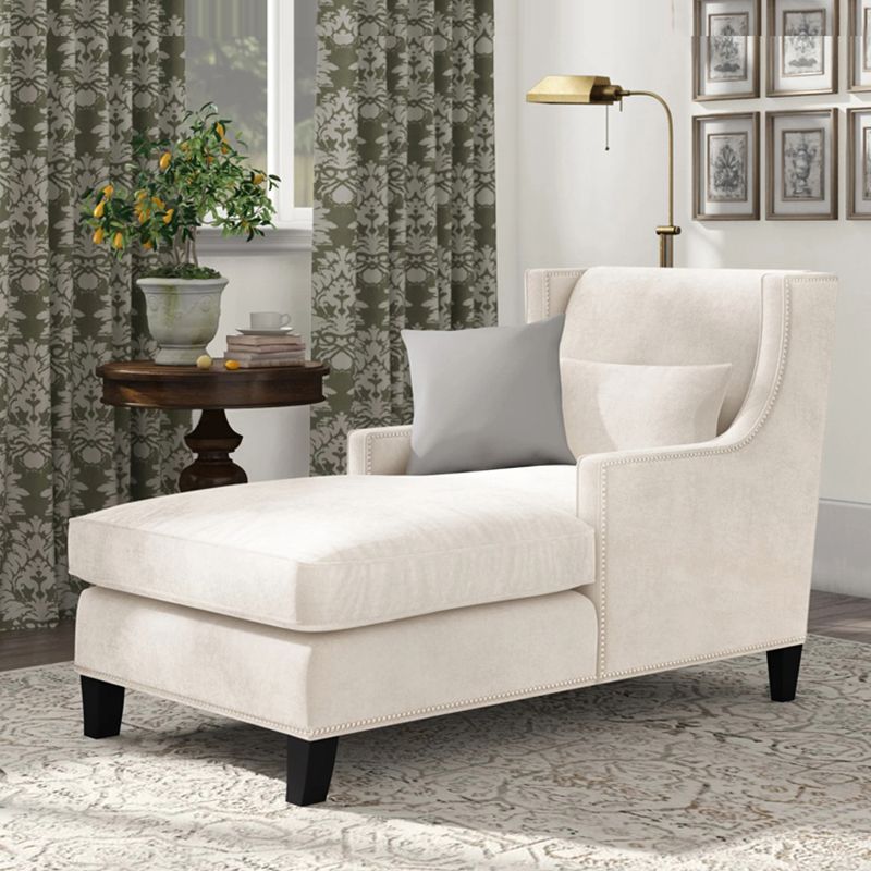 Modern Style Lounge Chair Solid Color Lounge Couch for Bedroom and Living Room