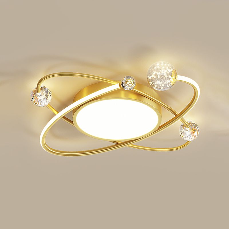 LED Flush Mount Light Modern Ceiling Lamp for Bedroom Living Room