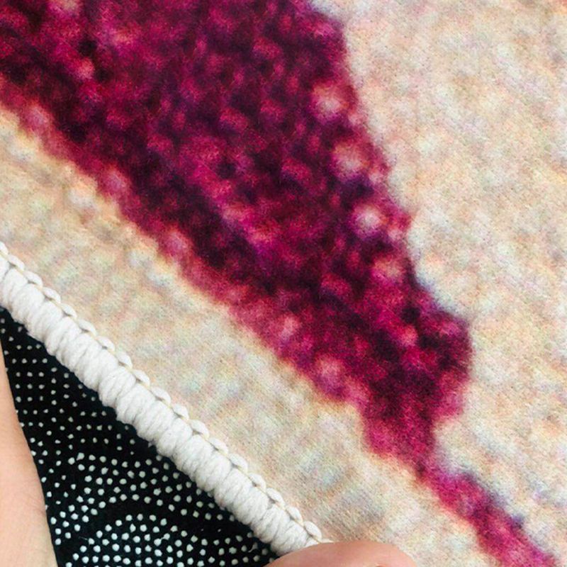 Funky Gamepad Print Carpet Polyester Indoor Rug Non-Slip Backing Rug for Living Room