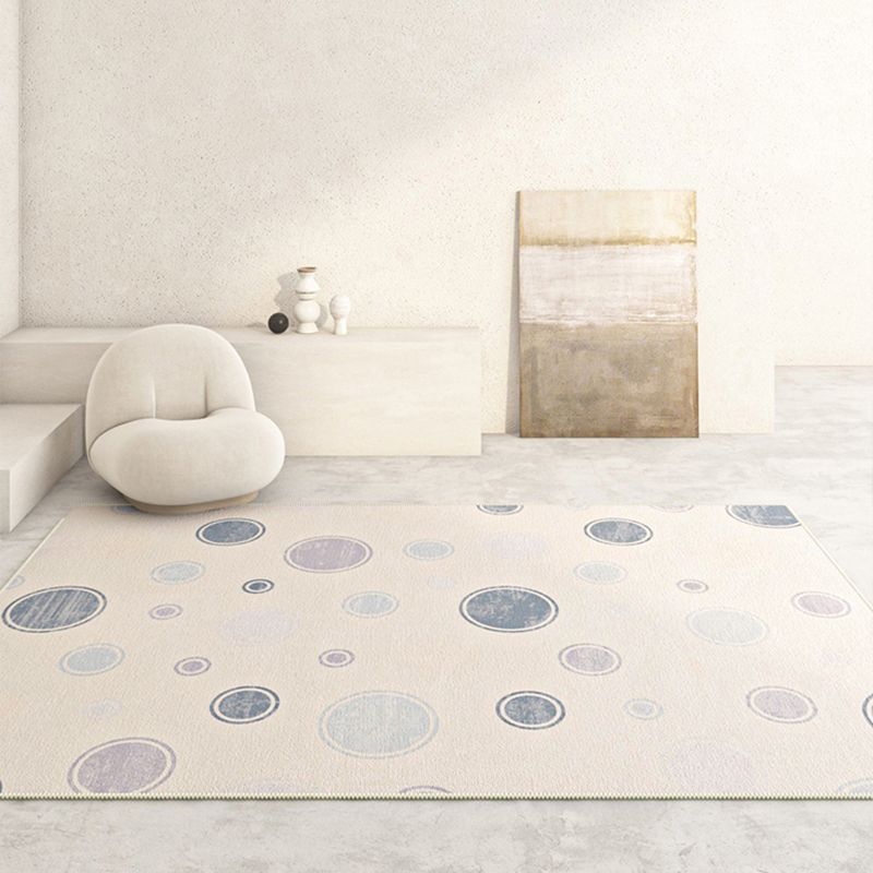 Industrial Rust Pattern Rug Polyester Indoor Carpet Non-Slip Backing Area Rug for Living Room