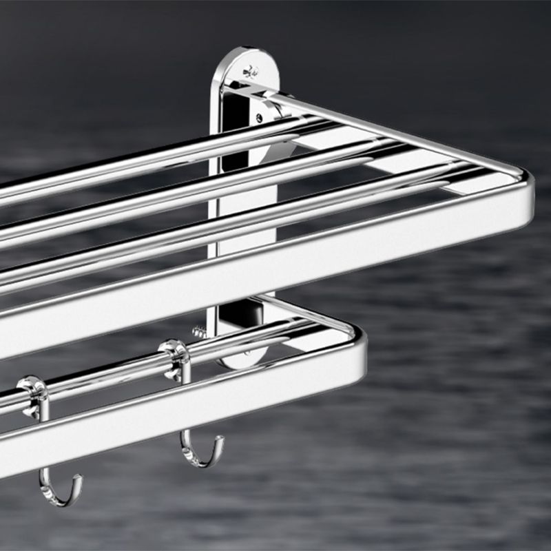 Modern Bathroom Accessory Kit Bath Shelf Stainless Towel Bar Steel Bathroom Set