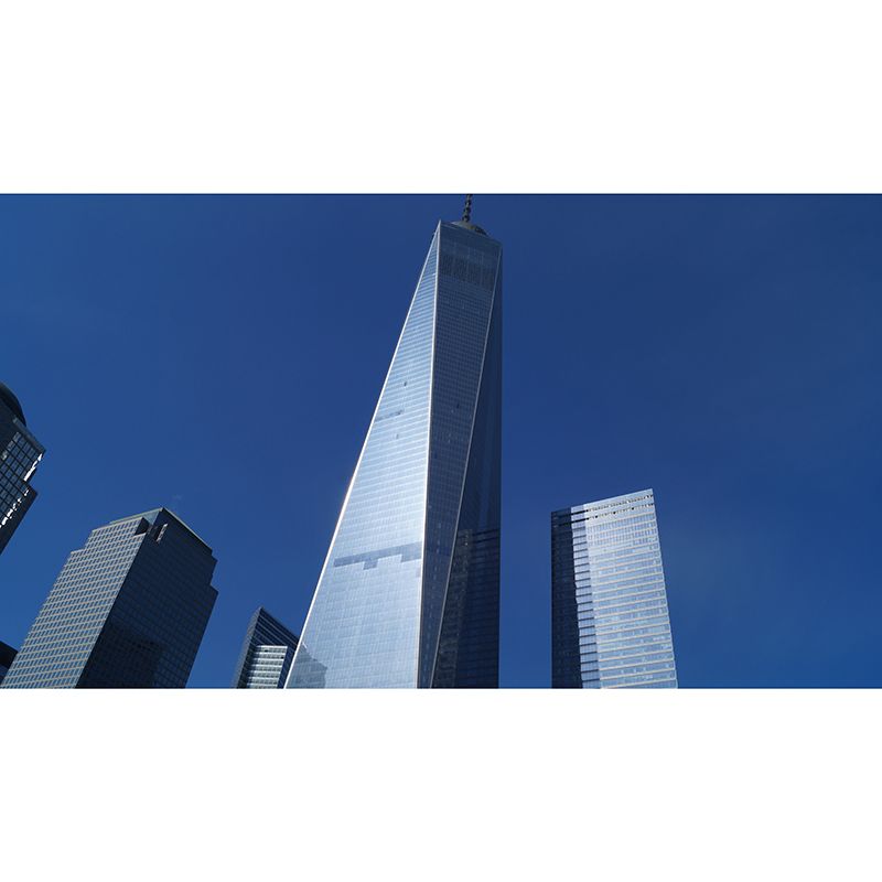 New York City Architecture Murals Contemporary Wall Covering for Sitting Room