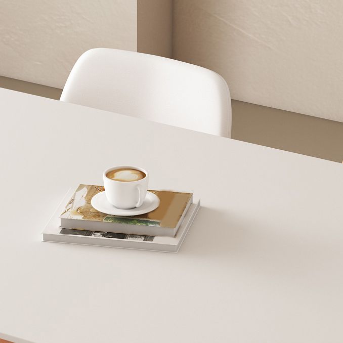 Modern Dining Set with Leather Chairs 1/4/5 Pieces Dinette Set