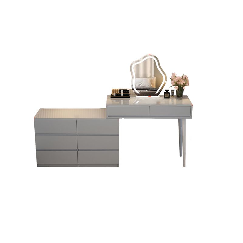 Contemporary Simple Vanity Make up Dressing Table with Storage Drawers