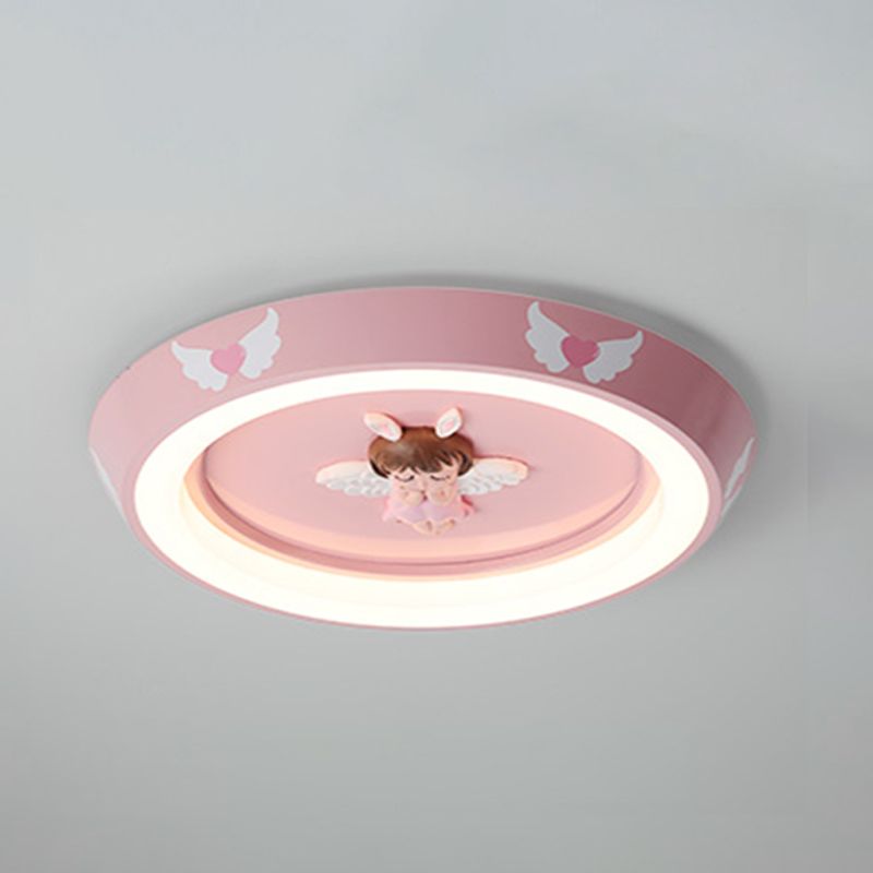 Angel Modern Minimalisme Plafondlamp Roze Slaapkamer Inbouwlamp
