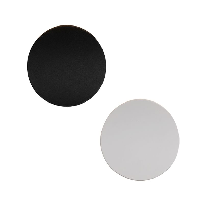 Metal Round Shade Wall Sconce Modern Style 1-Light Wall Mounted Light