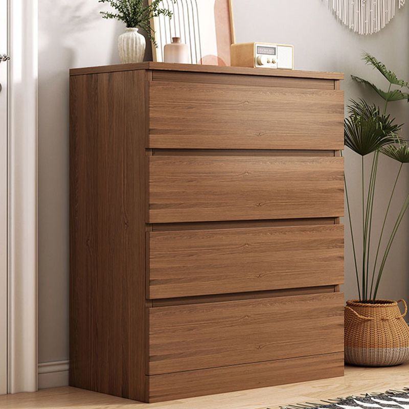 Contemporary Vertical Chest Wood Chest with Drawers for Home/Office