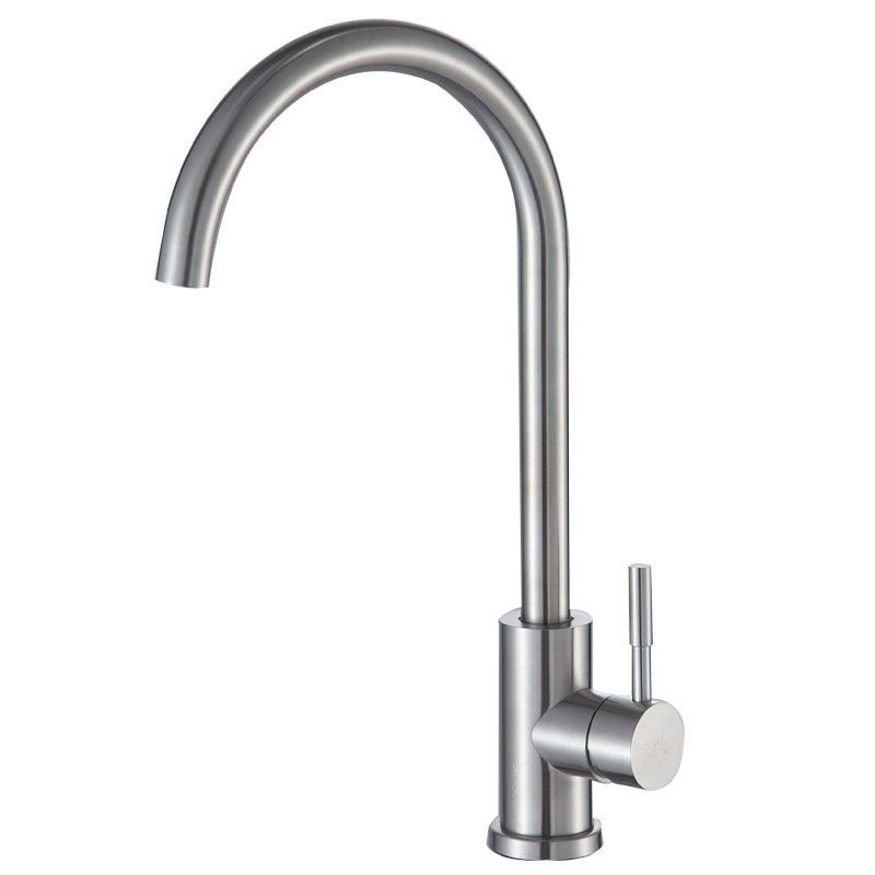 Modern 1-Handle Faucets 304 Stainless Steel with Water Dispenser Standard Kitchen Faucets